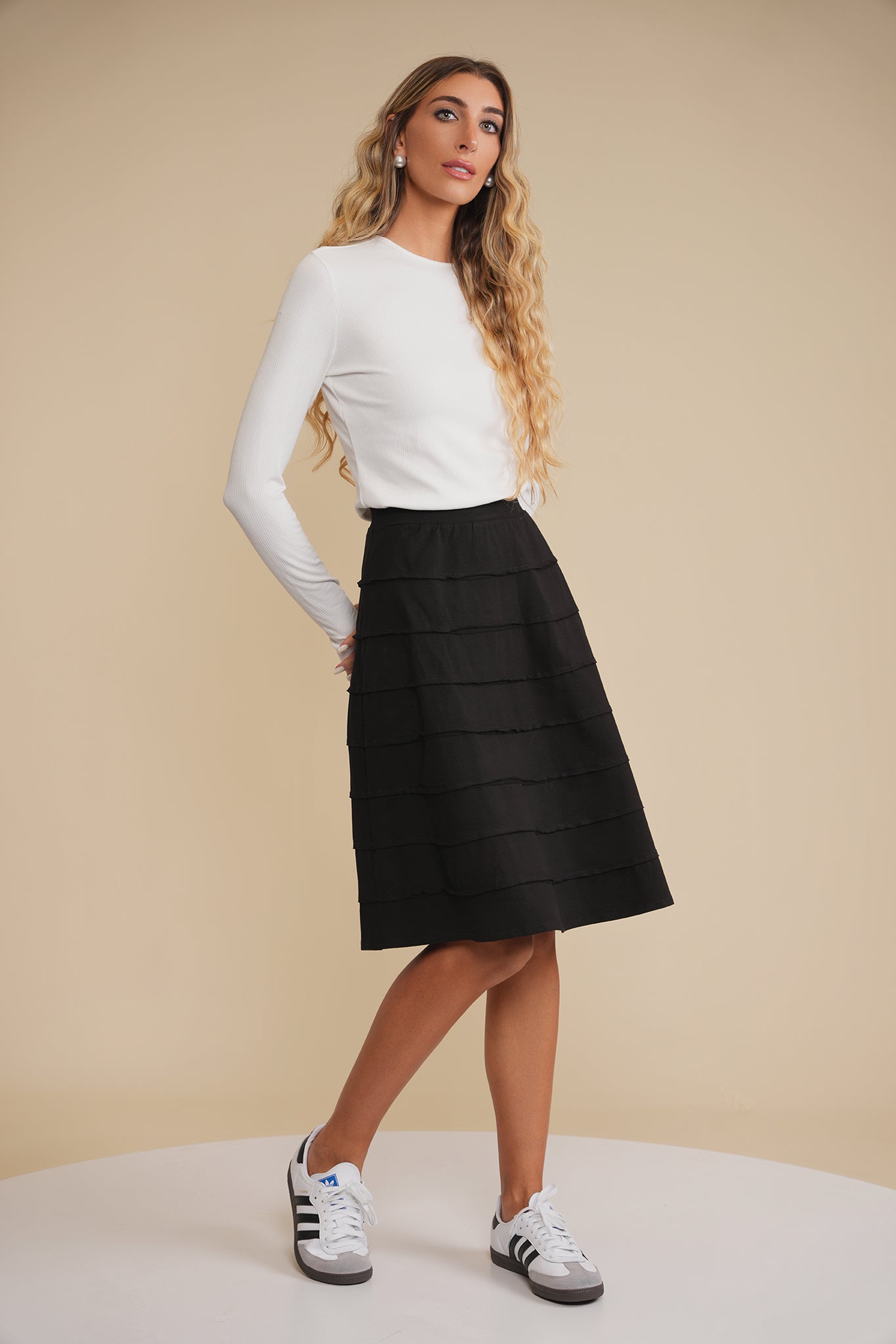 Buy Jet Black Skirts for Women by Outryt Online | Ajio.com